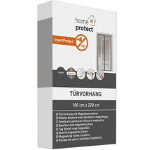 Emballage d'un rideau de porte avec fermeture magnétique, 100 cm x 220 cm