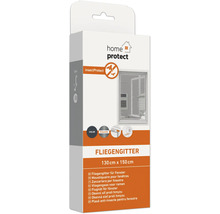 Emballage d'une moustiquaire pour fenêtres de dimensions 130 cm x 150 cm