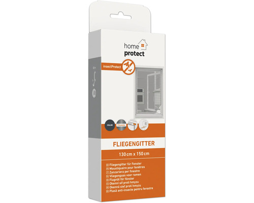 Emballage d'une moustiquaire pour fenêtres de dimensions 130 cm x 150 cm