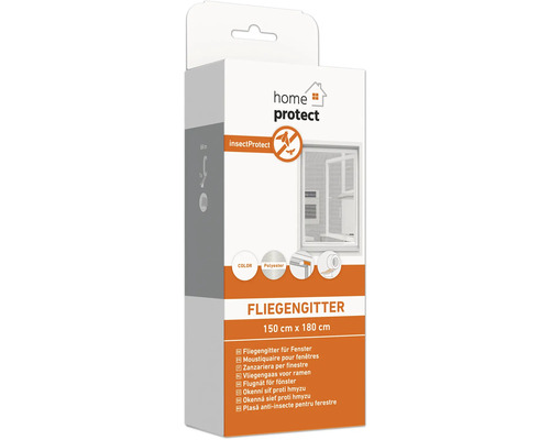 Fliegengitter für Fenster, 150 cm x 180 cm, Insektenschutz