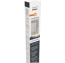 Emballage d'un jeu de rideaux à lamelles avec latte en aluminium et fermeture magnétique, taille 125 cm x 240 cm