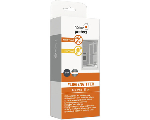 Emballage d'une moustiquaire 130 cm x 150 cm avec protection solaire