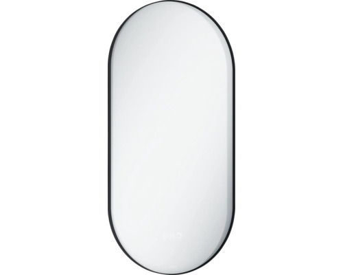Miroir ovale avec cadre
