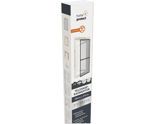 Verpackung einer Home Protect Teleskop-Rahmentür, 100 cm x 215 cm, Standardausführung