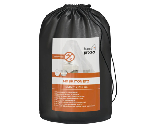 Verpackung eines Moskitonetzes für Doppelbetten, Größe 1250 cm x 250 cm