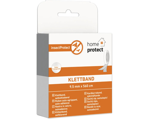 Ruban auto-agrippant, auto-adhésif, 9,5 mm x 560 cm, pour protection contre les insectes