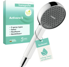 Douchette Hansgrohe Activera S avec fonction EcoSmart et emballage correspondant