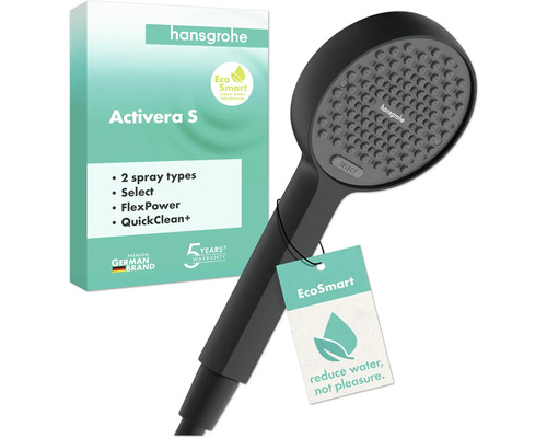 Douchette Hansgrohe Activera S avec technologie EcoSmart et garantie de cinq ans