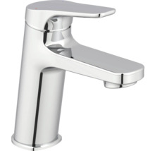 Waschtischarmatur aus Metall, glänzende Oberfläche