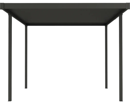 Pergola de terrasse autoportante en métal