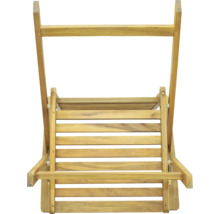 Holzliegestuhl für den Garten