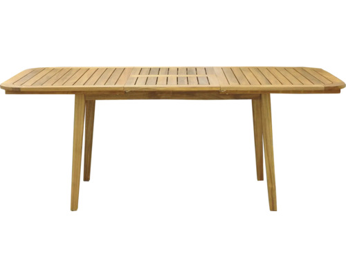 Table de jardin extensible en bois