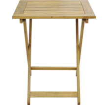 Table de jardin pliante en bois