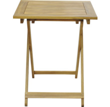 Table pliante carrée en bois