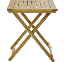 Table pliante carrée en bois pour le jardin ou la terrasse