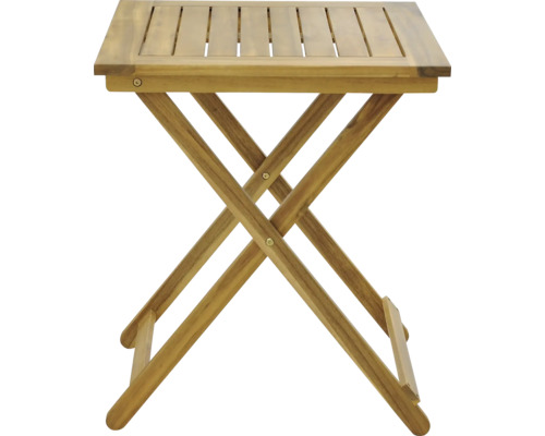 Table pliante carrée en bois pour le jardin ou la terrasse