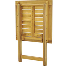 Table pliante en bois pour l'extérieur