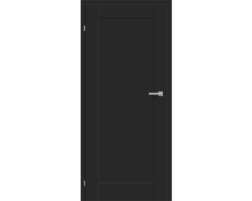 Pertura Zimmertür VINDA Uni Schwarz 86,0x198,5 links ohne Schlüßellochbohrung Innentür mit Drückergarnitur