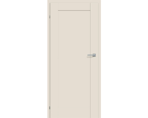 Porte d’intérieur Pertura VINDA uni cachemire 86,0x198,5 gauche sans perçage pour trou de serrure Porte intérieure fermée avec ferrures