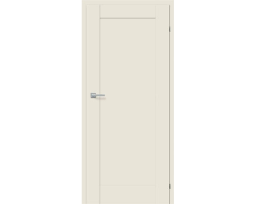 Porte d’intérieur Pertura VINDA uni cachemire 61,0x198,5 droite sans perçage pour trou de serrure Porte intérieure lisse avec poignée de porte