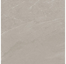 Nahaufnahme einer Bodenfliese mit Steinoptik