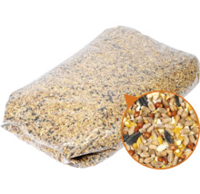 Eine Verpackung mit Vogelfutter.