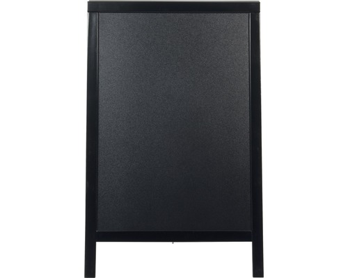 Chevalet porte-menu noir 85 cm de hauteur