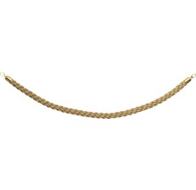 Absperrkordel gedreht bronze Ende gold 150 cm-thumb-0