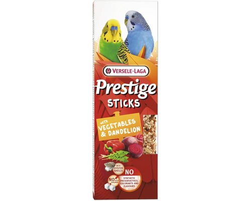 Versele-Laga Prestige Sticks pour perruches ondulées aux légumes et pissenlit