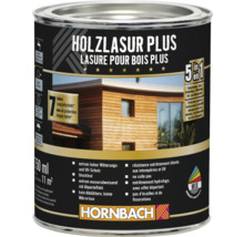Pot de lasure pour bois Plus, contenu de 750 ml pour l'extérieur