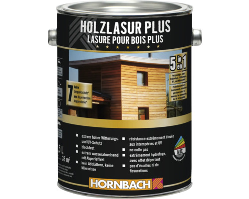 Pot de lasure pour bois Plus pour l'extérieur