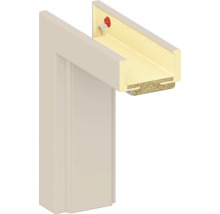 Cadre de porte avec vue détaillée de l'angle