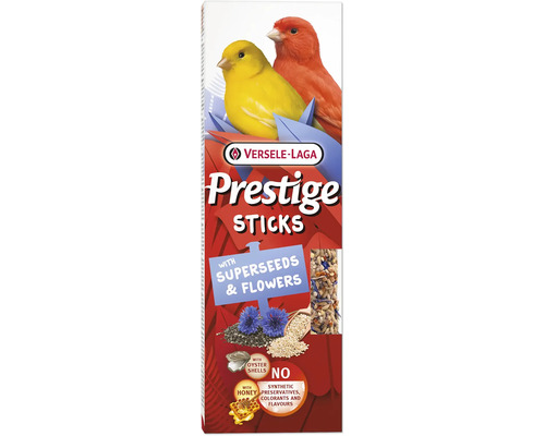 Versele-Laga Prestige Sticks pour canaris, aux super graines et fleurs