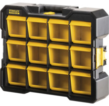 Boîte de rangement Stanley Fatmax avec douze compartiments pour ranger les petites pièces