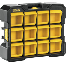 Boîte de rangement Stanley Fatmax avec douze compartiments pour ranger les petites pièces