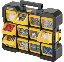 Boîte de rangement Stanley Fatmax avec diverses vis et chevilles