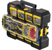 Boîte à outils Stanley Fatmax avec diverses vis et chevilles