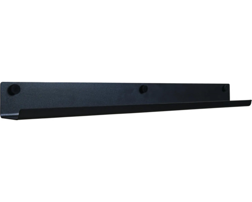 Étagère Sonava Function étroite Large 780 x 70 x 80 mm Étagère murale noire pour le rangement et la décoration