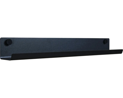Étagère Sonava Function étroite Medium 540 x 70 x 80 mm Étagère murale noire en métal