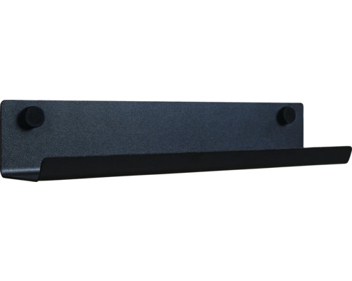 Étagère Sonava Function étroite Small 380 x 70 x 80 mm Étagère murale noire en métal