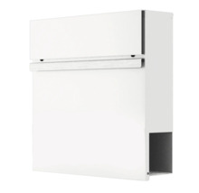 Weisse Briefkastenanlage für den Aussenbereich