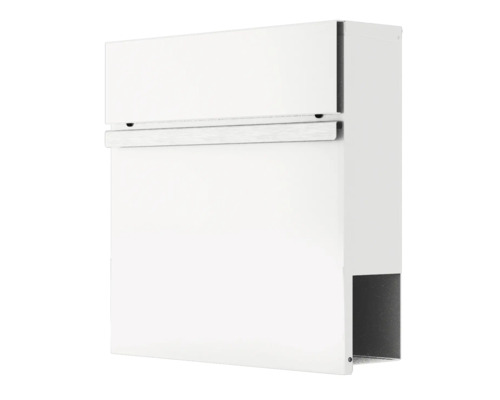 Briefkasten DESIGNline BK3 BxHxT 380/380/110 mm weiß Weisse Briefkastenanlage für den Aussenbereich