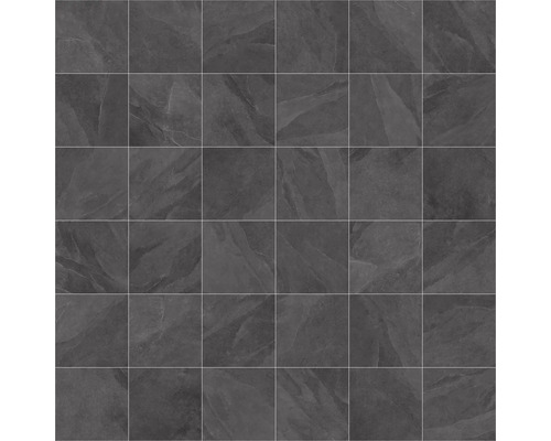 Fliesen in Steinoptik, Anordnung als Muster