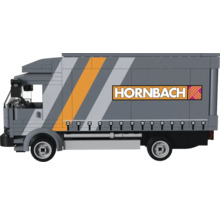 Hornbach Lastwagen aus Lego Steinen