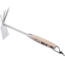 Griffe de jardin avec manche en bois pour travaux de jardinage