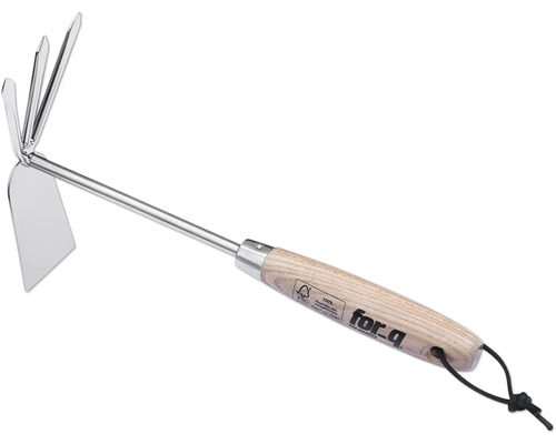 Griffe de jardin avec manche en bois pour travaux de jardinage