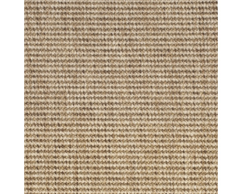 Moquette à poils ras Outsider African Spirit beige nature FB26 400 cm de large (au mètre) Gros plan d'un tapis en fibres naturelles