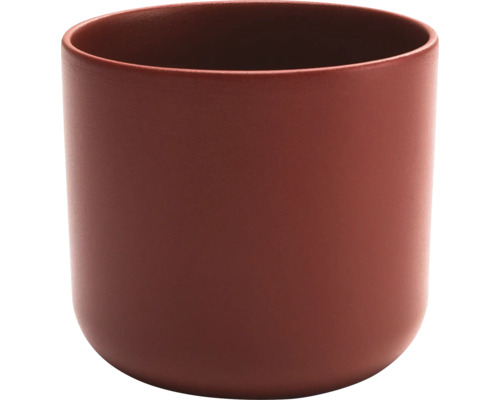 Pot de fleurs Alma céramique Ø 7 cm h 6,5 cm bois de santal Pot de fleurs cylindrique