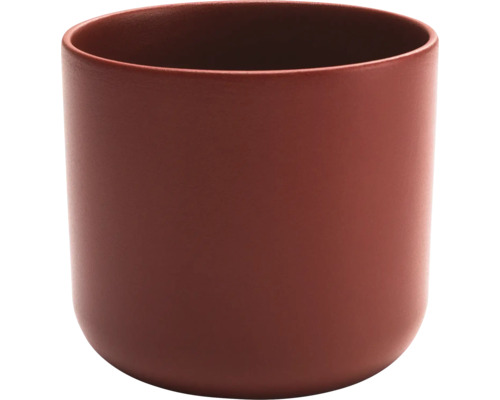 Blumentopf Alma Keramik Ø 20 cm H 20,5 cm sandelholz Zylindrischer Pflanztopf