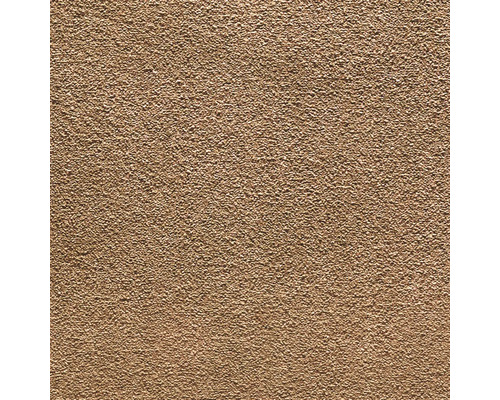 Moquette Shaggy Venezia caramel FB43 largeur 400 cm (au mètre) Gros plan d'une surface d'enduit texturée